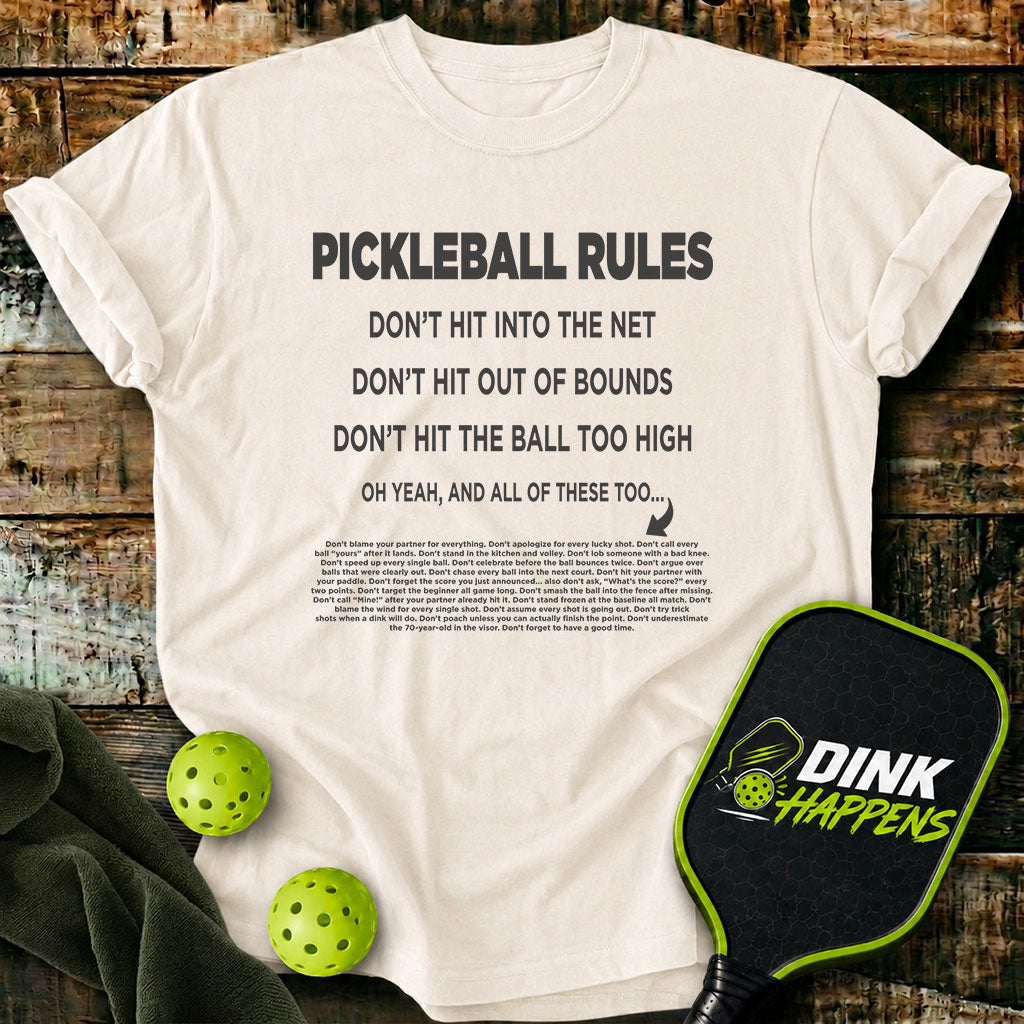 Pickleball Rules T-Shirt