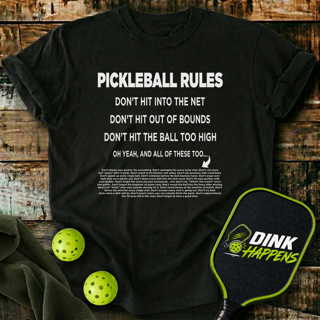 Pickleball Rules T-Shirt