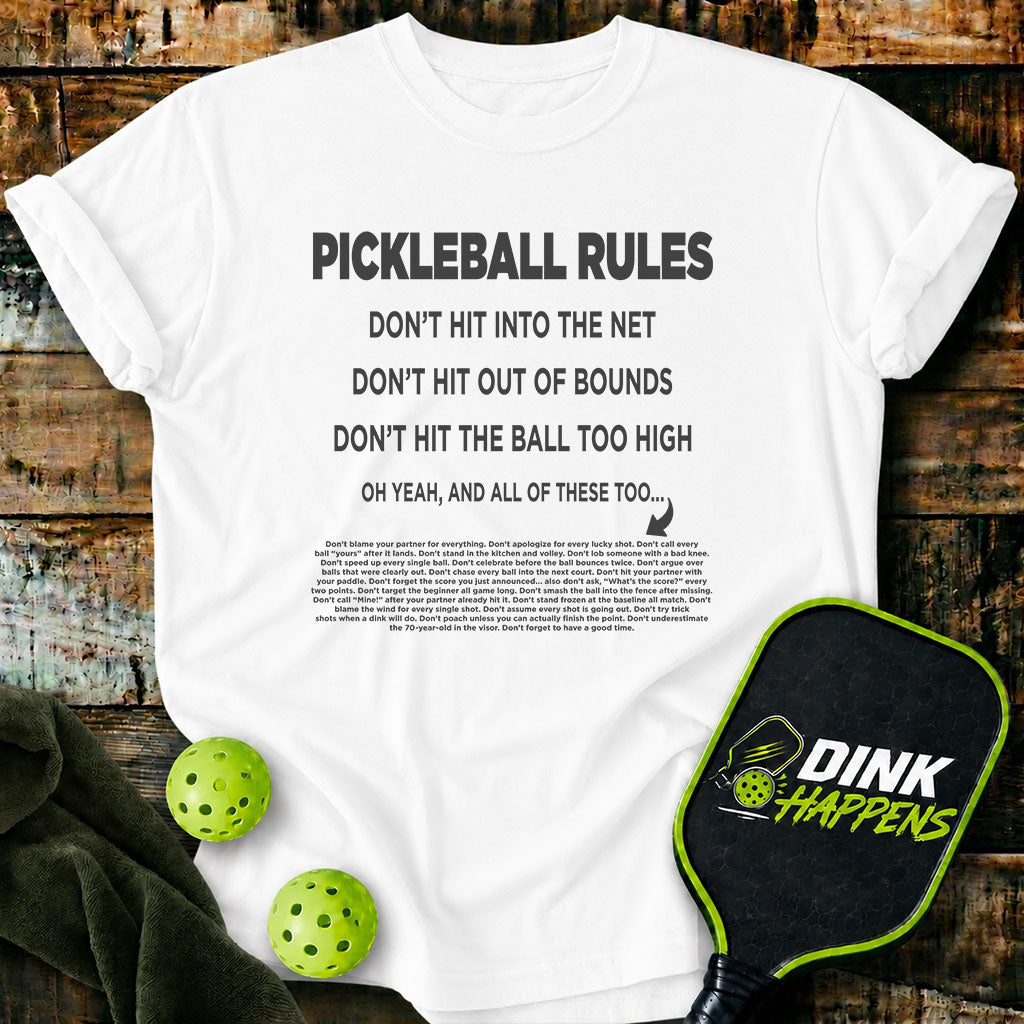 Pickleball Rules T-Shirt