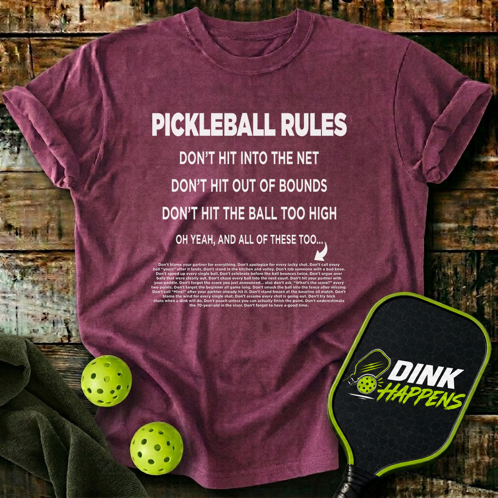 Pickleball Rules T-Shirt