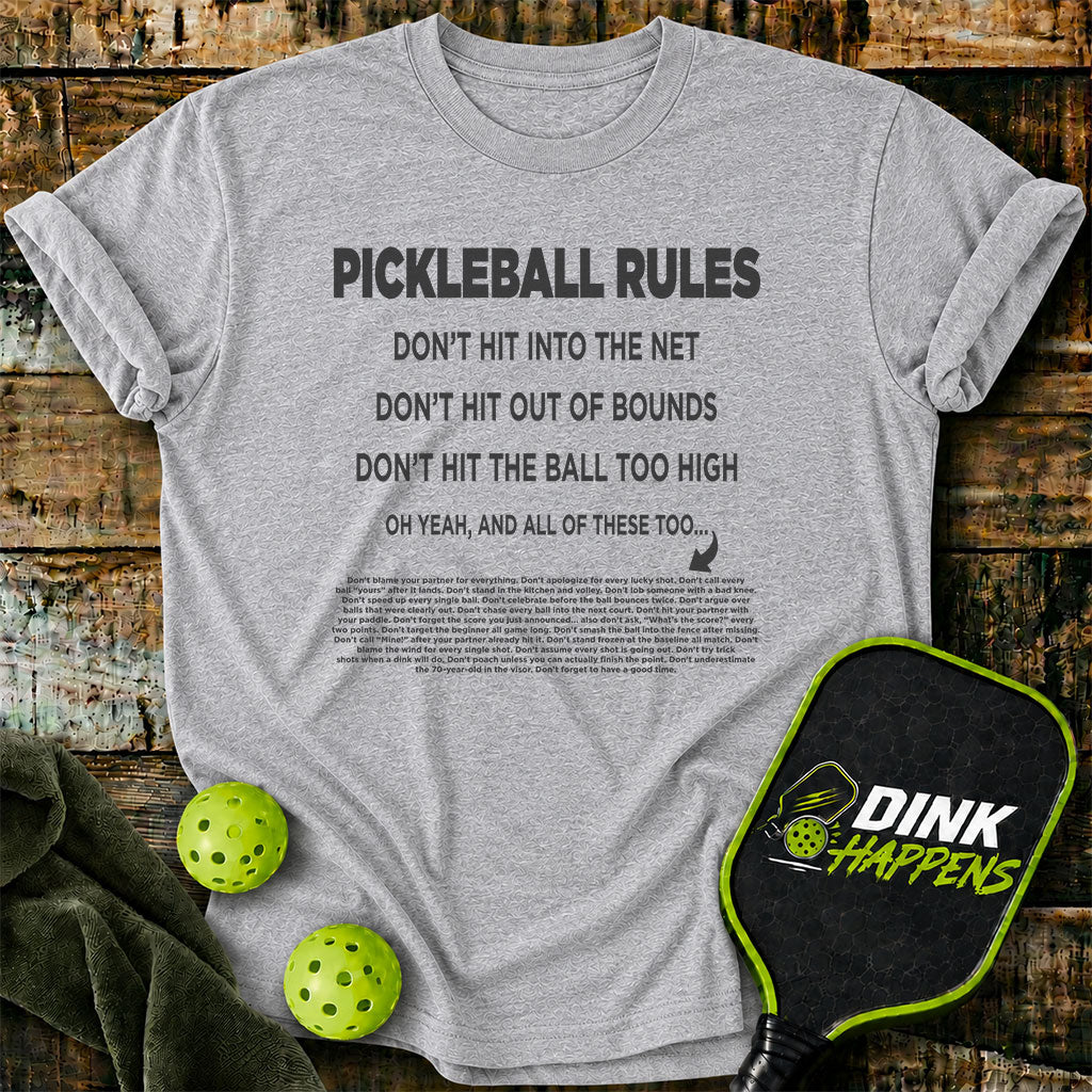 Pickleball Rules T-Shirt