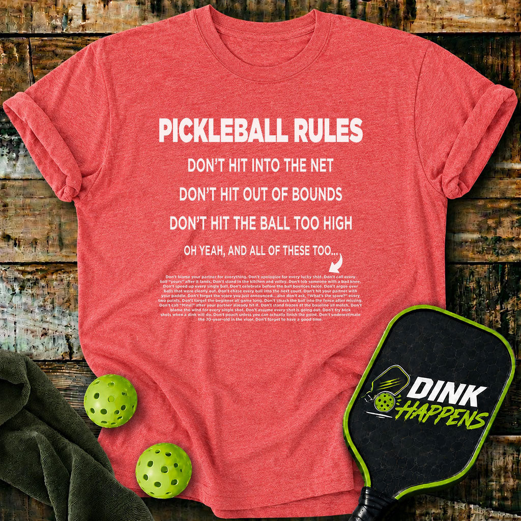 Pickleball Rules T-Shirt