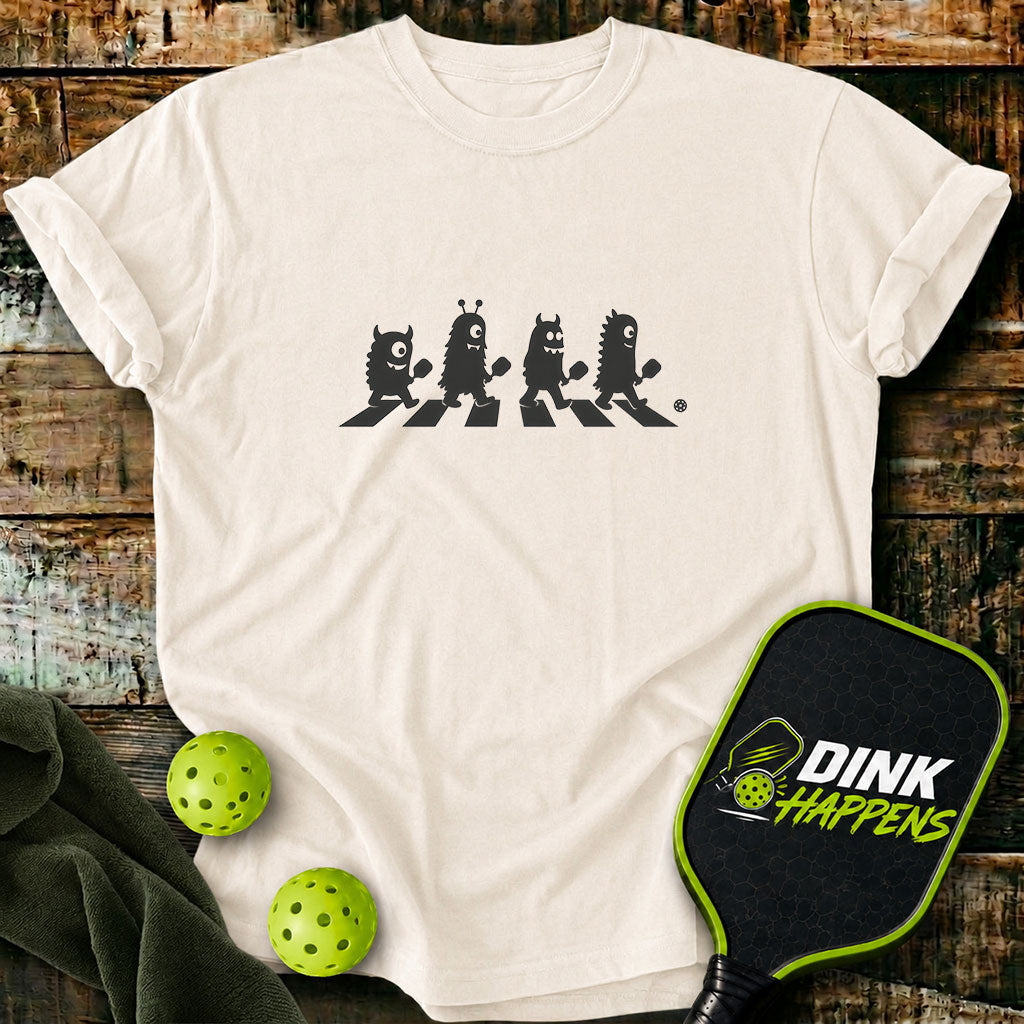 Crosswalk Monsters - Pickleball T-Shirt