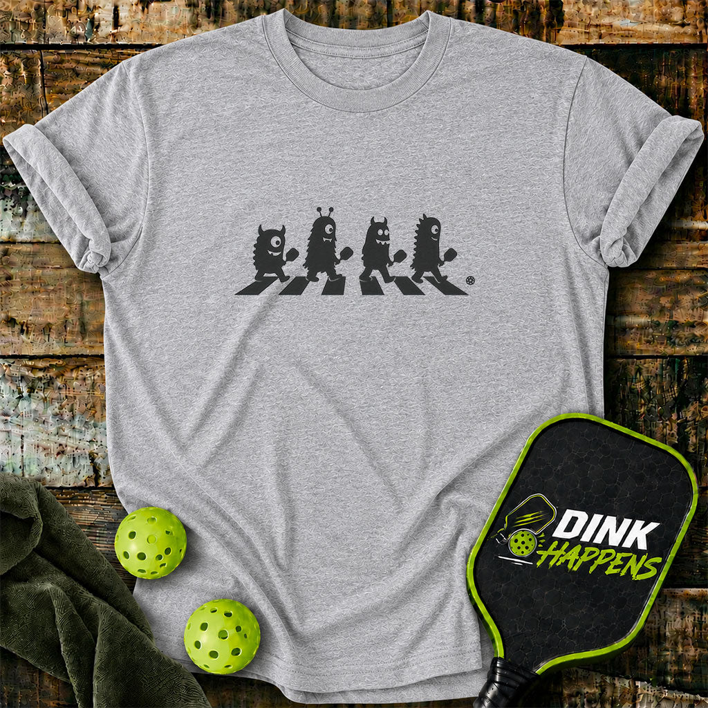 Crosswalk Monsters - Pickleball T-Shirt