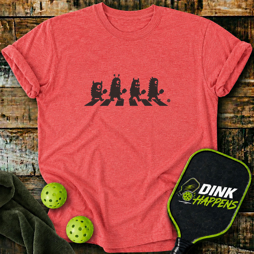 Crosswalk Monsters - Pickleball T-Shirt