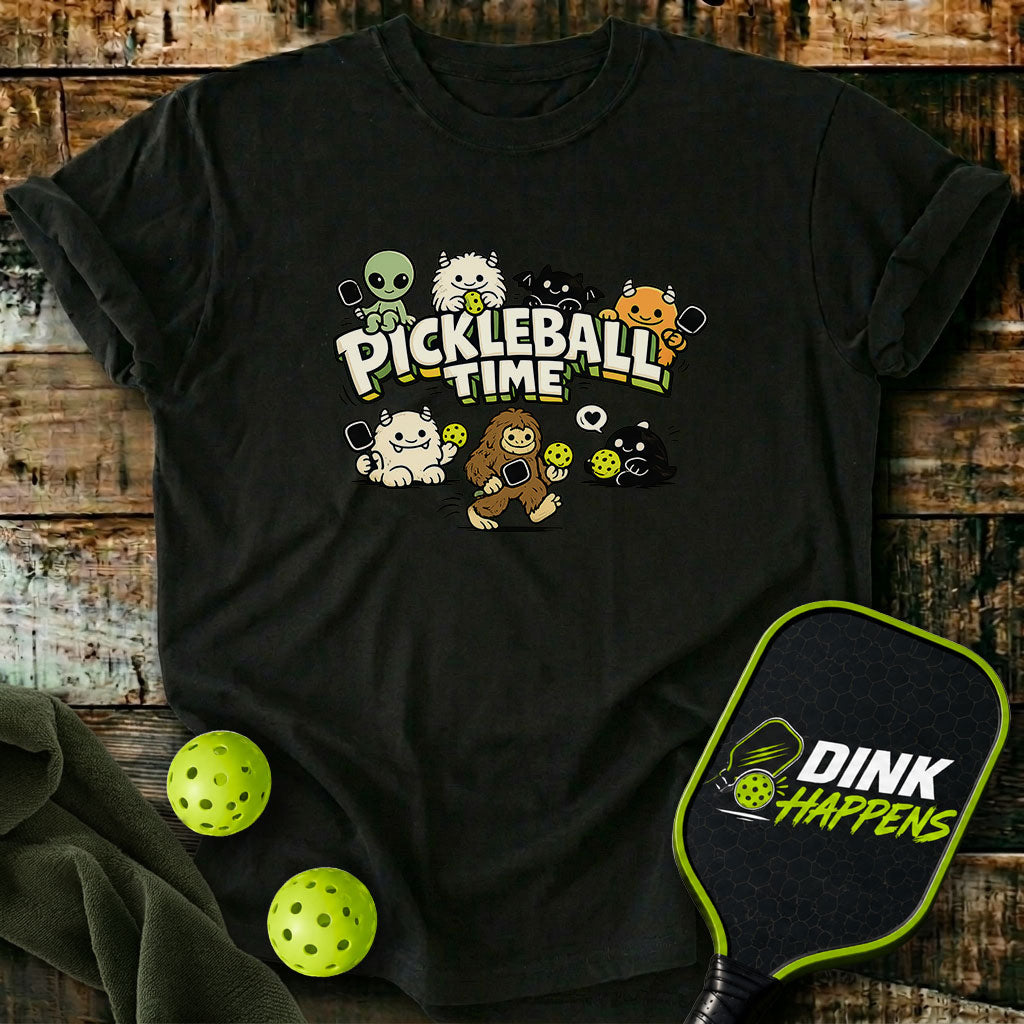 Pickleball Time - Monster Squad Pickleball T-Shirt