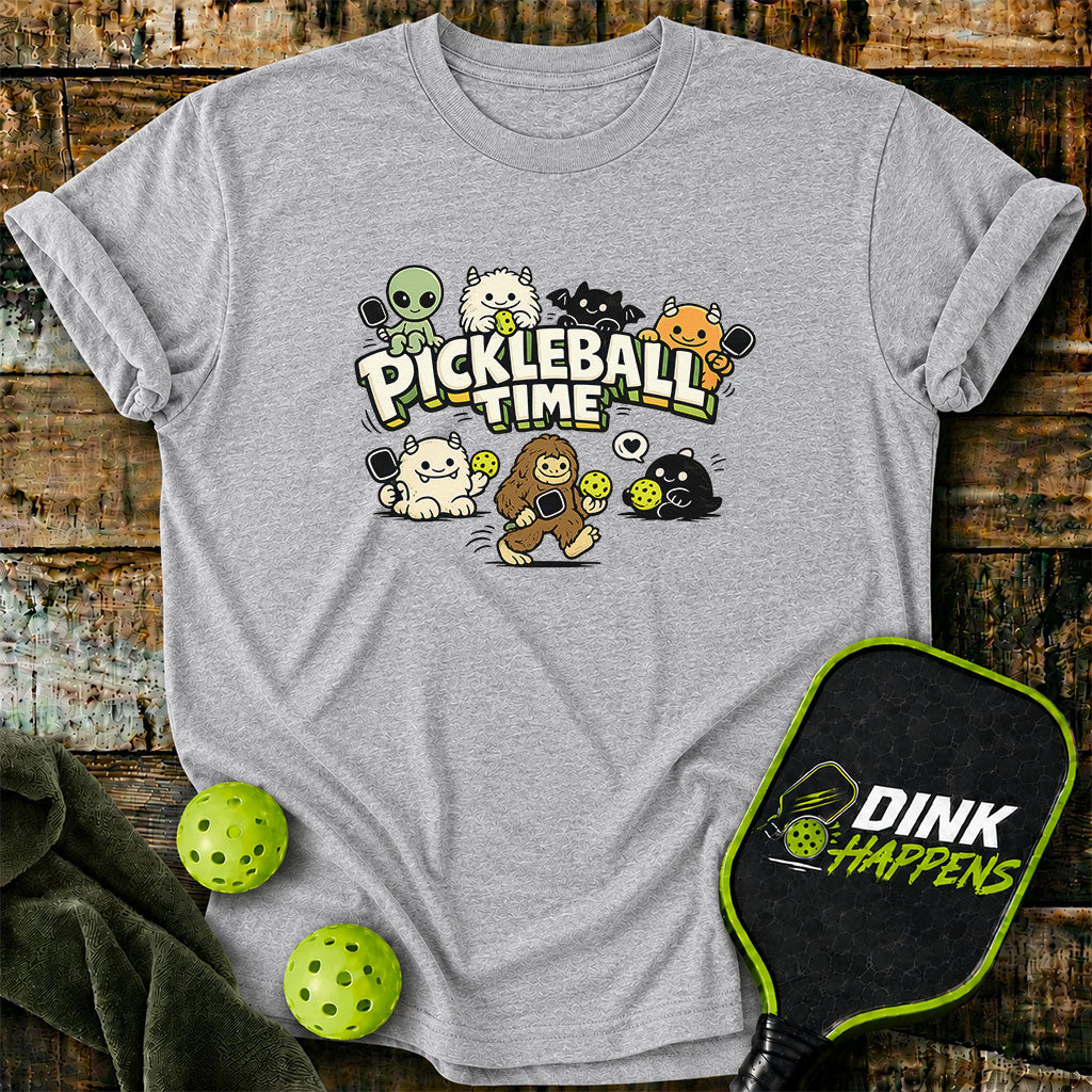 Pickleball Time - Monster Squad Pickleball T-Shirt