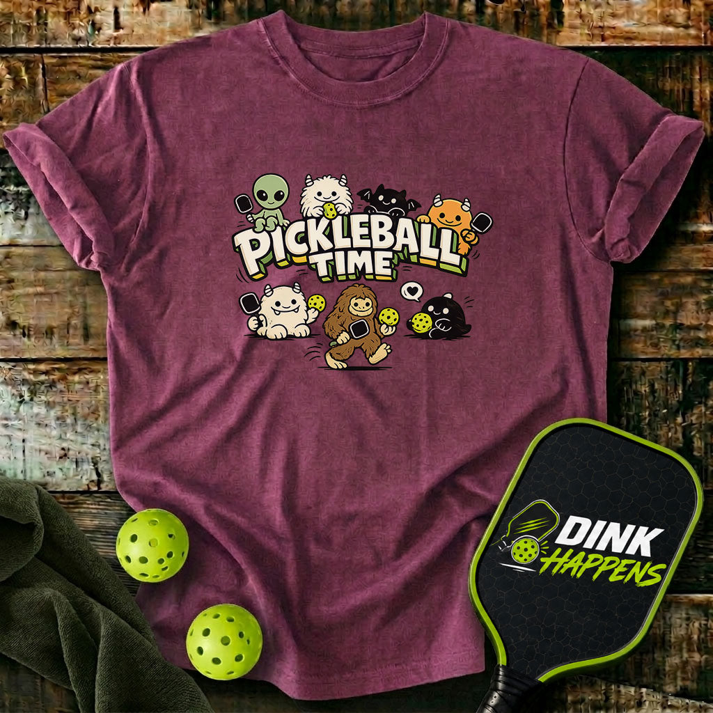 Pickleball Time - Monster Squad Pickleball T-Shirt