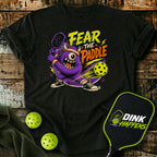 Fear The Paddle Monster Pickleball T-Shirt - Monster Edition Pickleball T-Shirt