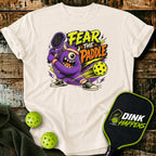 Fear The Paddle Monster Pickleball T-Shirt - Monster Edition Pickleball T-Shirt