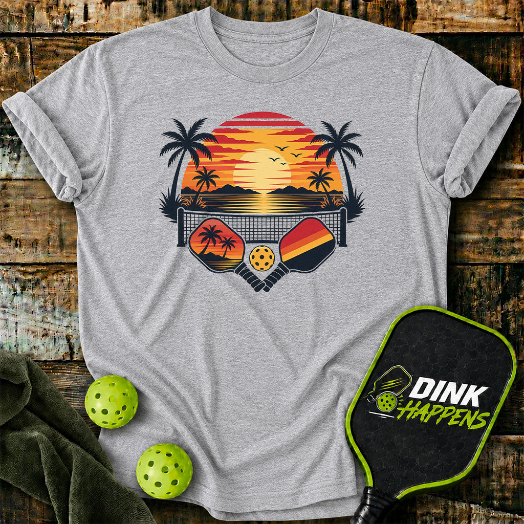 Sunset Pickleball T-Shirt