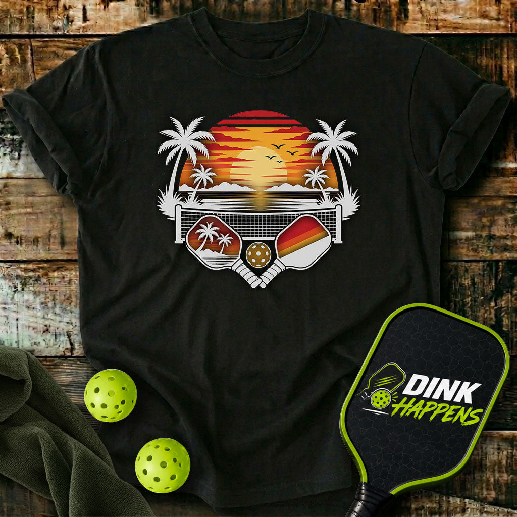 Sunset Pickleball T-Shirt