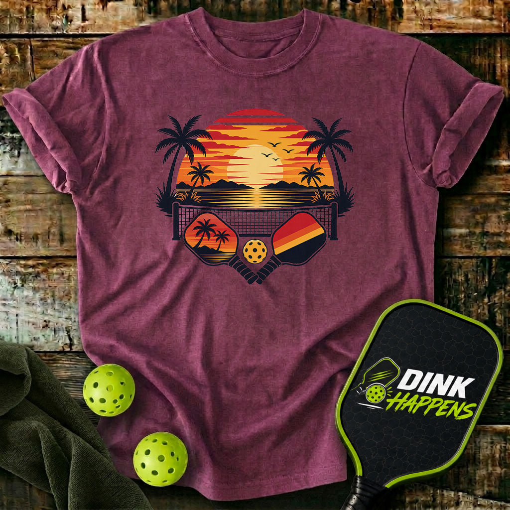 Sunset Pickleball T-Shirt
