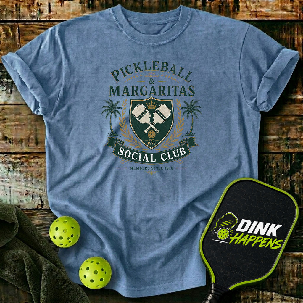 Pickleball & Margaritas Social Club T-Shirt