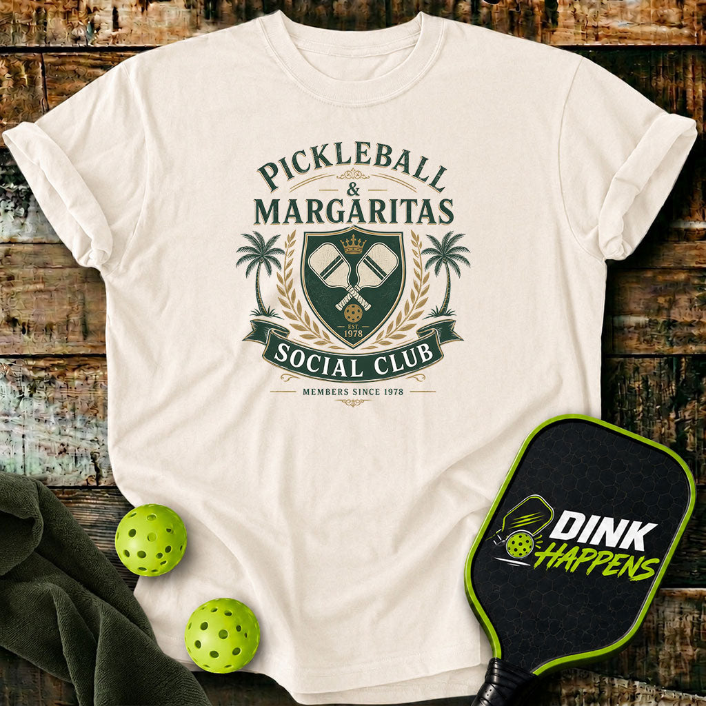 Pickleball & Margaritas Social Club T-Shirt