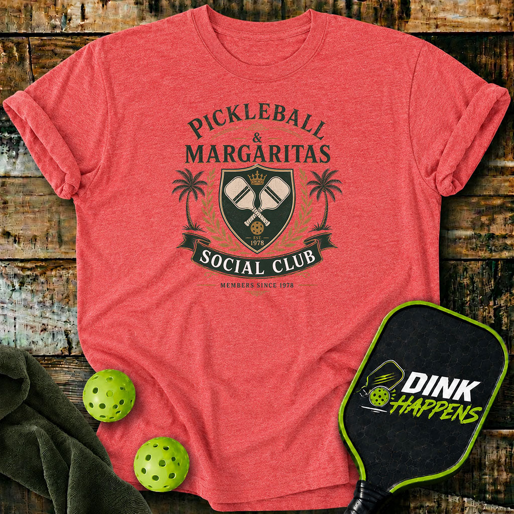 Pickleball & Margaritas Social Club T-Shirt
