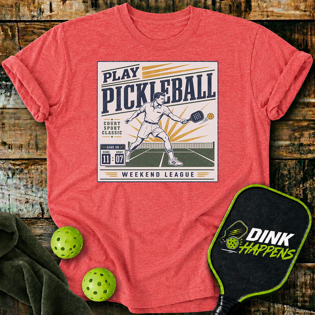 Play Pickleball Weekend League T-Shirt