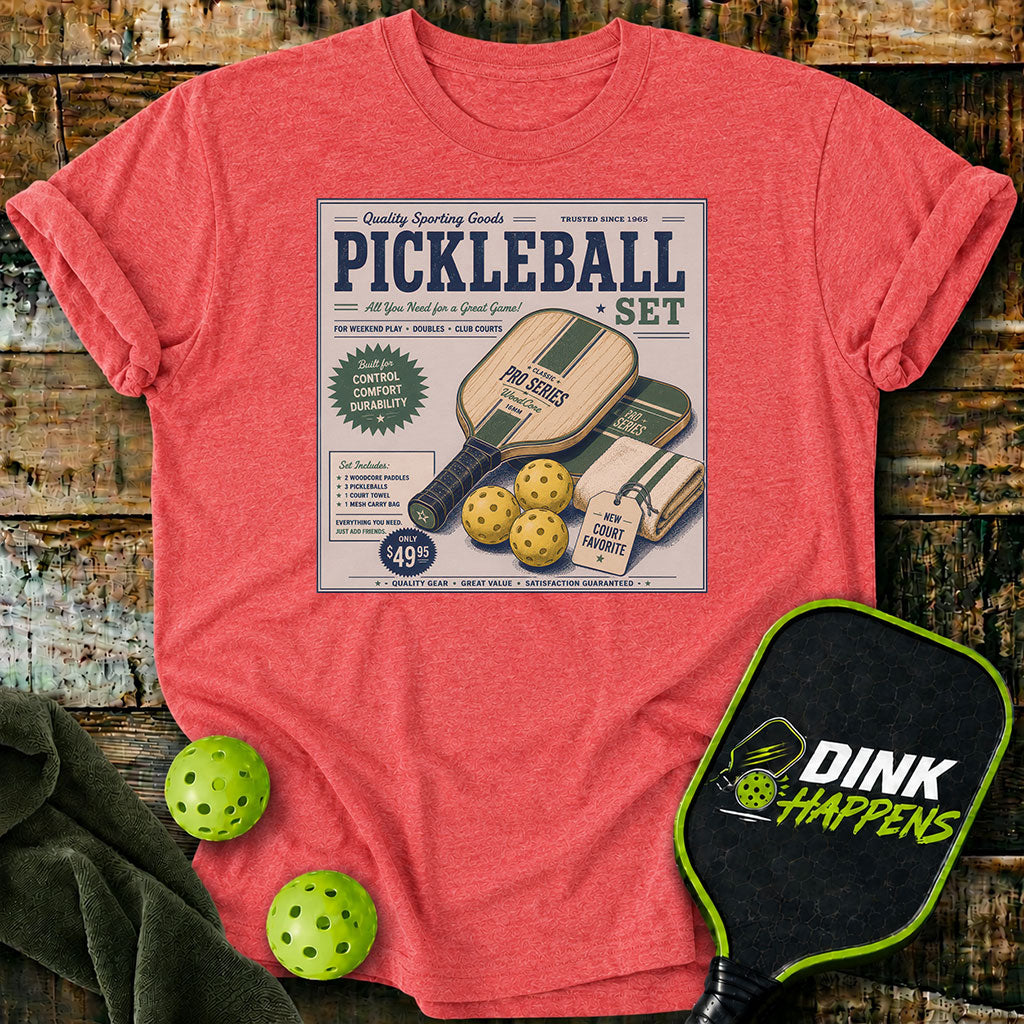 Pickleball Set Vintage Sporting Goods T-Shirt