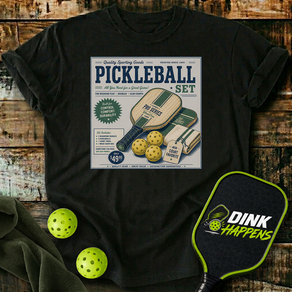 Pickleball Set Vintage Sporting Goods T-Shirt