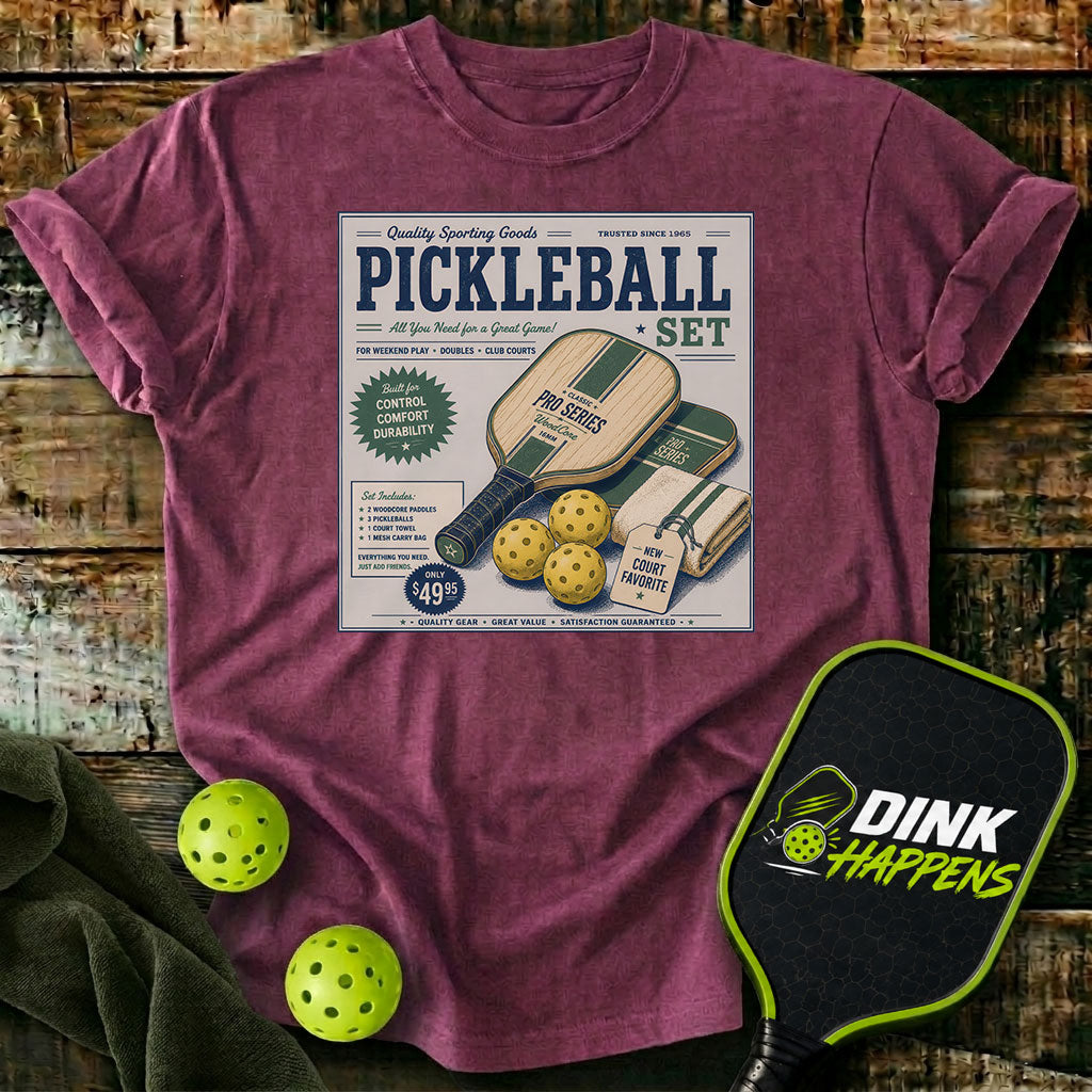 Pickleball Set Vintage Sporting Goods T-Shirt